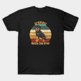 Greatest Rottie Dad T-Shirt